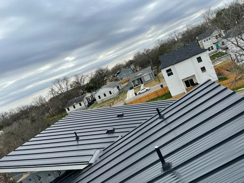 Standing seam metal roof panels with vents for Skylight Repair in Lakeport